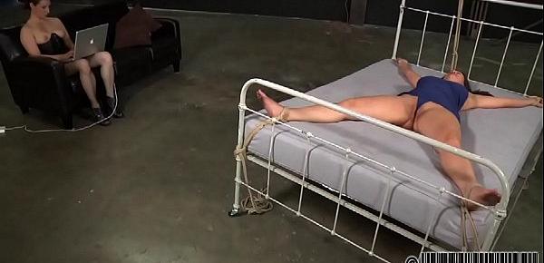  Hotty receives excruciating pain pleasures from slavemaster